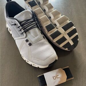 On Running Men's Black and White Sneakers